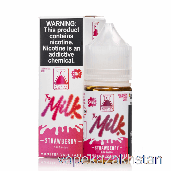 Vape Disposable Strawberry - The Milk Salts - 30mL 48mg